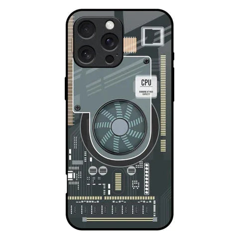 Motherboard Circuit Glossy Case for iPhone 16 Pro Max