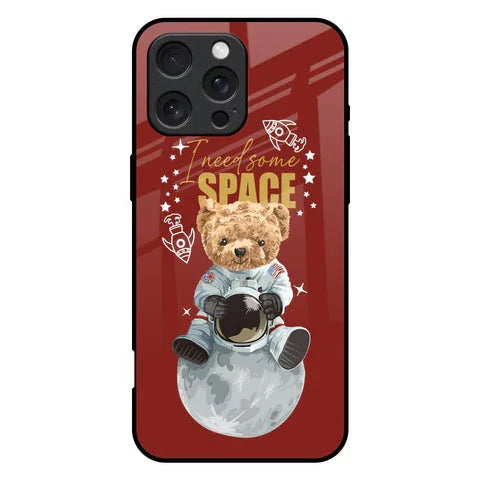 Astronaut Bear Glossy Case for iPhone 16 Pro Max