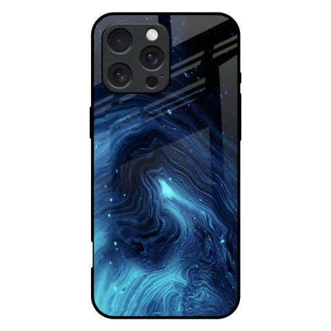 Dazzling Ocean Gradient Glossy Case For iPhone 16 Pro Max