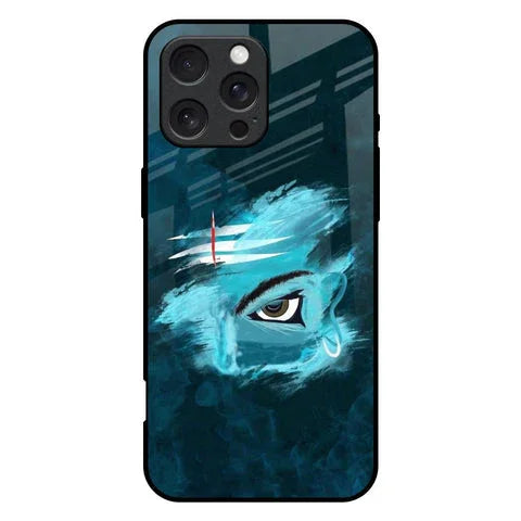 Power Of Trinetra Glossy Case For iPhone 16 Pro Max