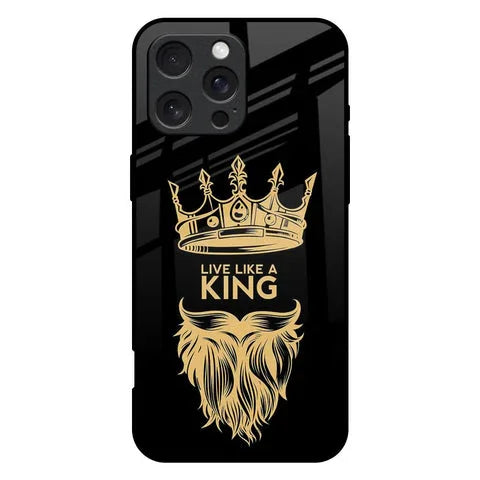 King Life Glossy Case For iPhone 16 Pro Max