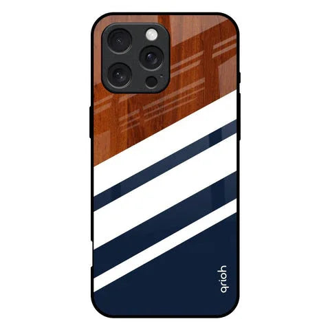 Bold Stripes Glossy Case for iPhone 16 Pro Max