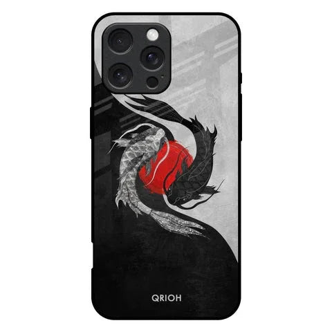 Japanese Art Glossy Case for iPhone 16 Pro Max