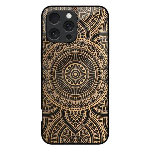 Luxury Mandala Glossy Case for iPhone 16 Pro Max