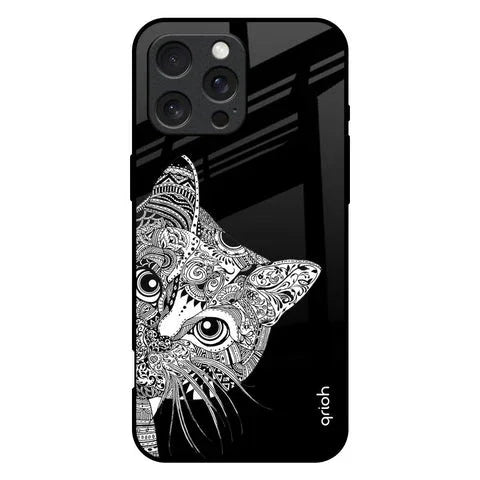 Kitten Mandala Glossy Case for iPhone 16 Pro Max