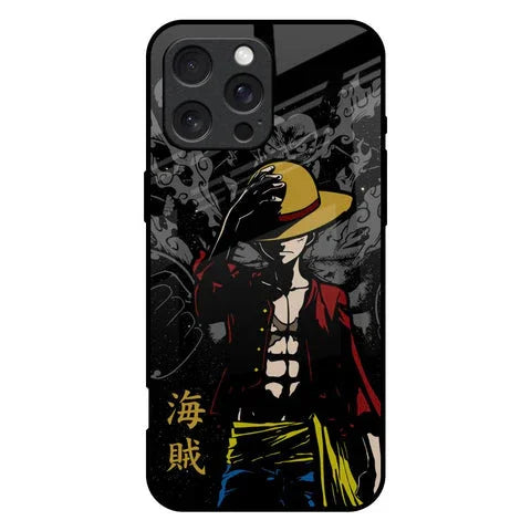 Dark Luffy Glossy Case for iPhone 16 Pro Max