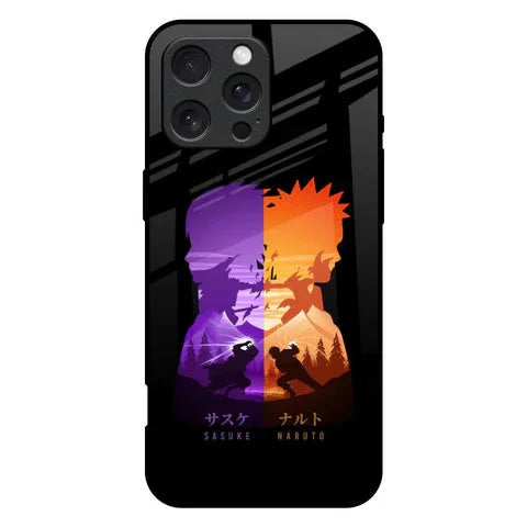Minimalist Anime Glossy Case for iPhone 16 Pro Max