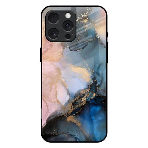 Marble Ink Abstract Glossy Case for iPhone 16 Pro Max