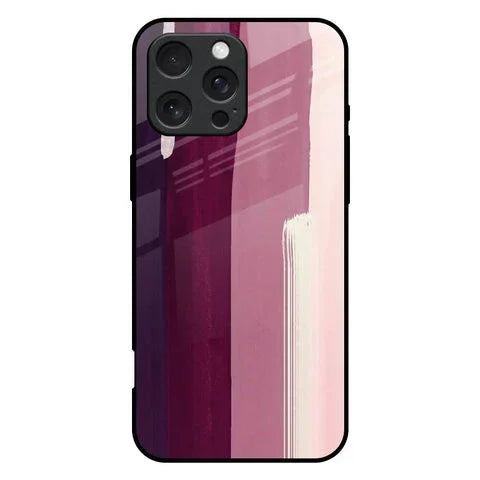 Brush Stroke Art Glossy Case for iPhone 16 Pro Max