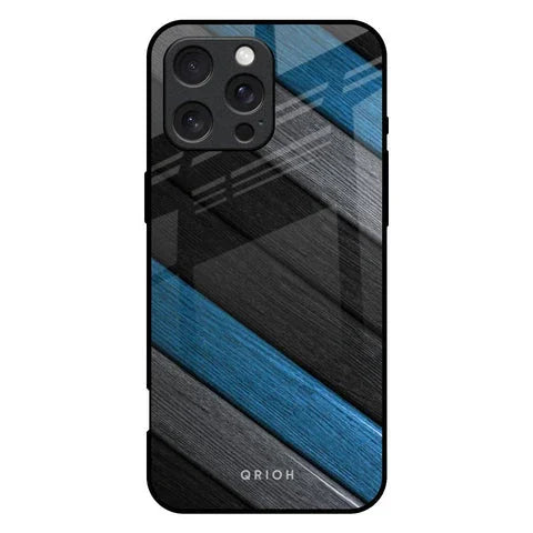 Multicolor Wooden Effect Glossy Case for iPhone 16 Pro Max