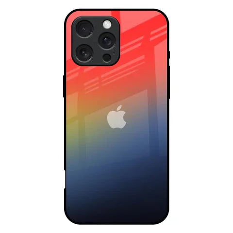 Rainbow Gradient Glossy Case for iPhone 16 Pro Max