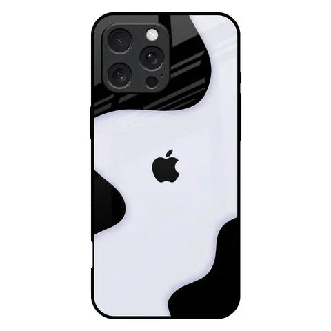 Wheat Cream Wavy Glossy Case for iPhone 16 Pro Max