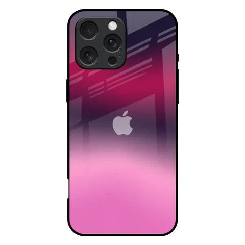Pink Burn Gradient Glossy Case for iPhone 16 Pro Max