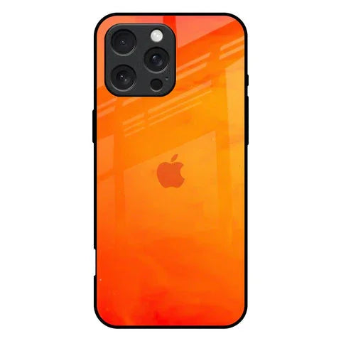 Tangy Orange Glossy Case for iPhone 16 Pro Max