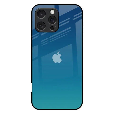 Celestial Blue Glossy Case For iPhone 16 Pro Max