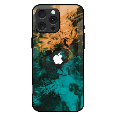 Watercolor Wave Glossy Case for iPhone 16 Pro Max