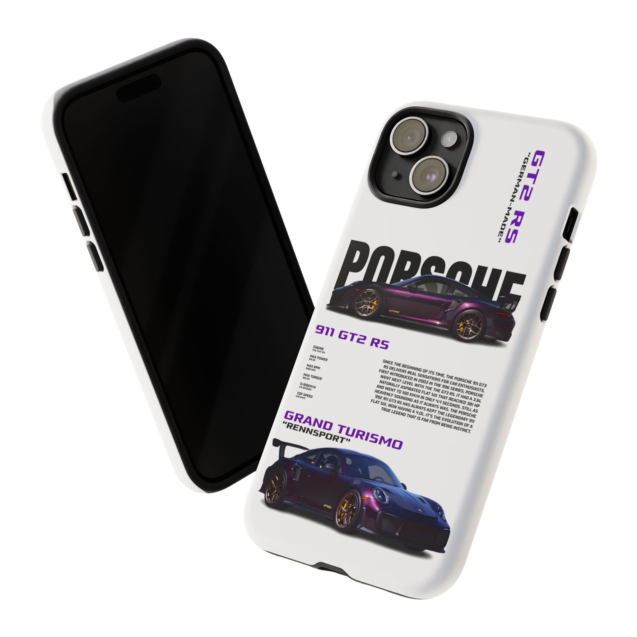 Violet Velocity Tough Case  Available For All iPhone Models