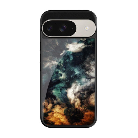 Multicolor Cloudy Smoke Glossy Case for Google Pixel 9