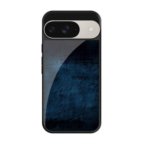 Dark Blue Grungy Glossy Case for Google Pixel 9