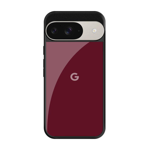 Classic Burgundy Glossy Case for Google Pixel 9