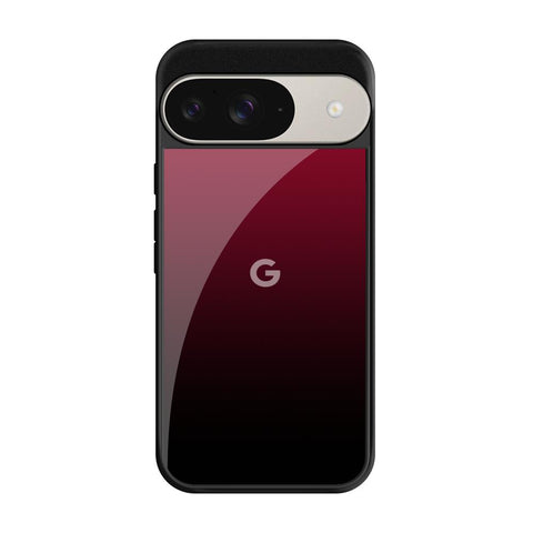 Wine Red Glossy Case For Google Pixel 9
