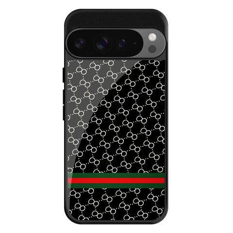 Branded Texture Glossy Case for Google Pixel 9 Pro XL