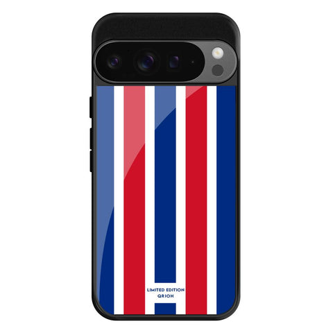 Tricolor Flag Glossy Case for Google Pixel 9 Pro XL