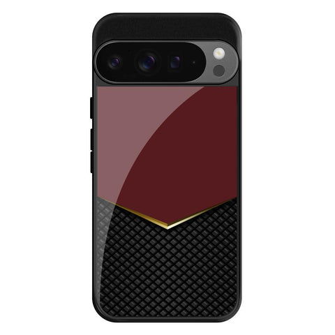 Shining Chevron Red Glossy Case for Google Pixel 9 Pro XL