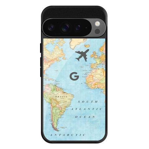 Fly Around The World Glossy Case for Google Pixel 9 Pro XL