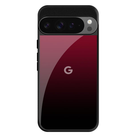 Wine Red Glossy Case For Google Pixel 9 Pro XL