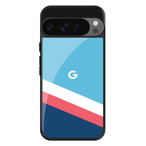 Pink & White Stripes Glossy Case For Google Pixel 9 Pro XL