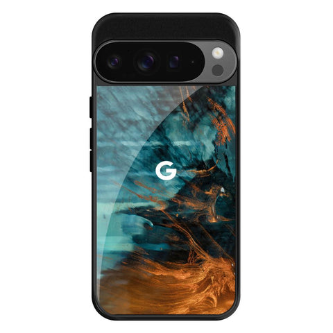 Golden Splash Glossy Case for Google Pixel 9 Pro XL