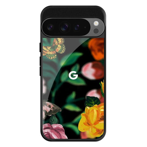 Flowers & Butterfly Glossy Case for Google Pixel 9 Pro XL