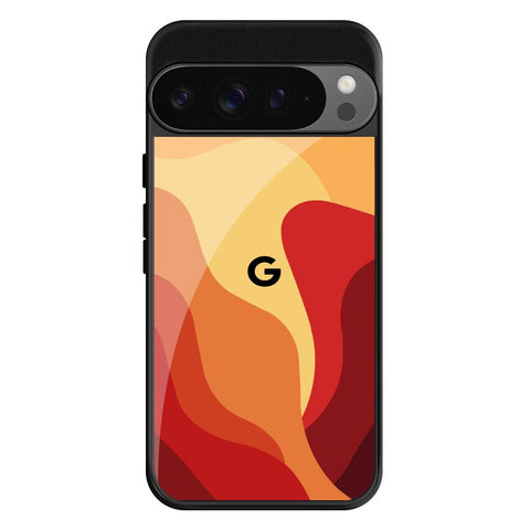 Magma Color Pattern Glossy Case for Google Pixel 9 Pro XL
