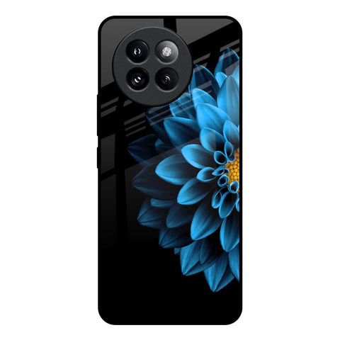 Half Blue Flower Glossy Case for Mi 14 CIVI