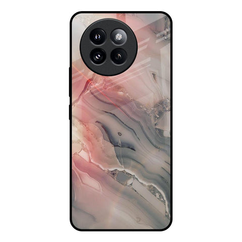 Pink And Grey Marble Glossy Case For Mi 14 CIVI