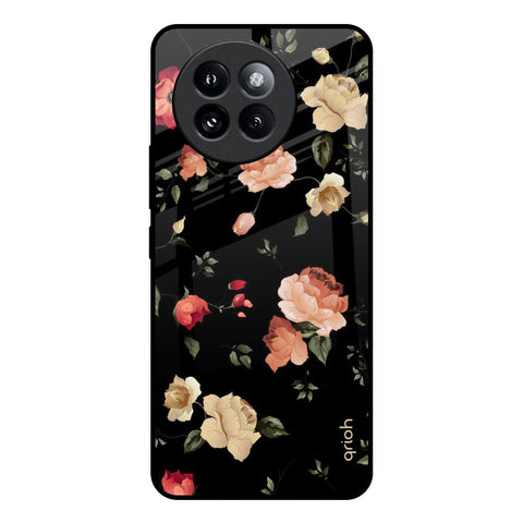Black Spring Floral Glossy Case for Mi 14 CIVI