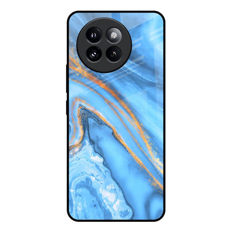 Vibrant Blue Marble Glossy Case for Mi 14 CIVI