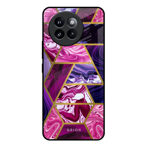 Electroplated Geometric Marble Glossy Case for Mi 14 CIVI
