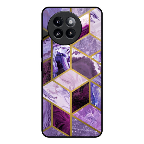Purple Rhombus Marble Glossy Case for Mi 14 CIVI