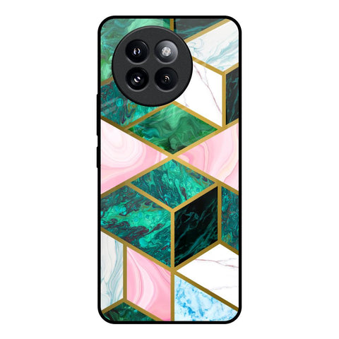 Seamless Green Marble Glossy Case for Mi 14 CIVI