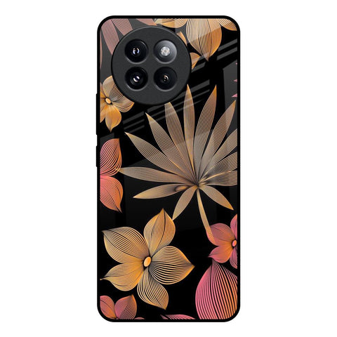 Lines Pattern Flowers Glossy Case for Mi 14 CIVI