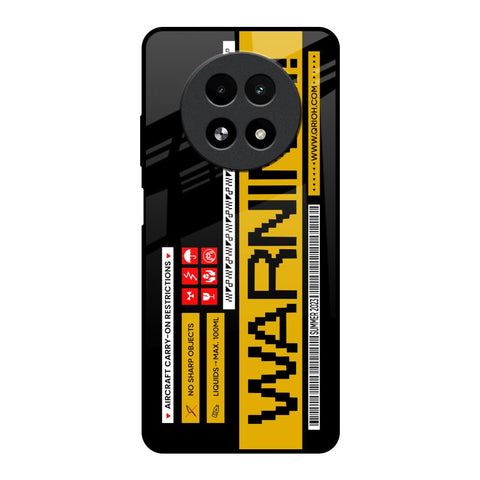 Aircraft Warning Glossy Case for Realme 13 5G