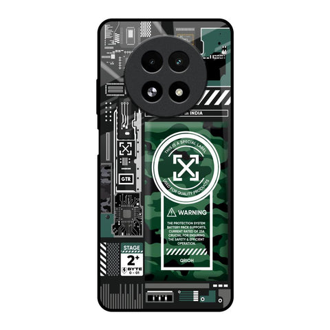 Green Camo Circuit Glossy Case for Realme 13 5G