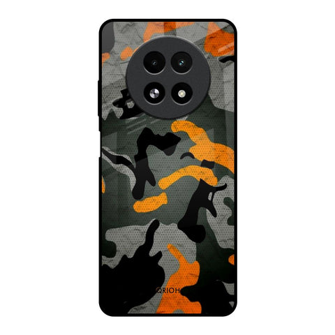 Camouflage Orange Glossy Case For Realme 13 5G
