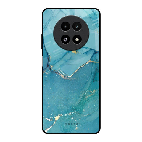 Blue Golden Glitter Glossy Case for Realme 13 5G