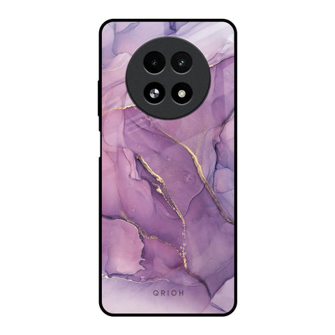 Purple Gold Marble Glossy Case for Realme 13 5G