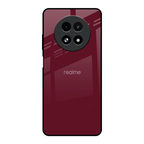 Classic Burgundy Glossy Case for Realme 13 5G