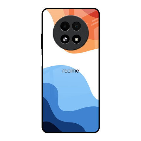Wavy Color Pattern Glossy Case for Realme 13 5G