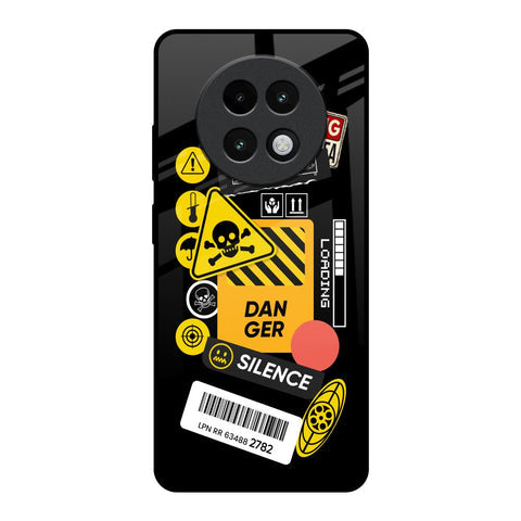 Danger Signs Glossy Case for Realme 13 Plus 5G